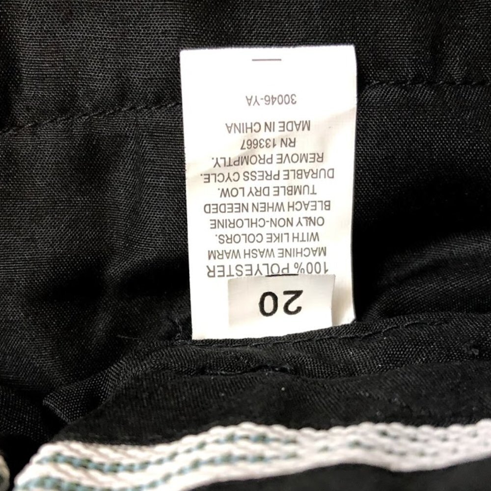 National Patrol Black 100% Polyester NWT Pants 20R - Picture 6 of 9